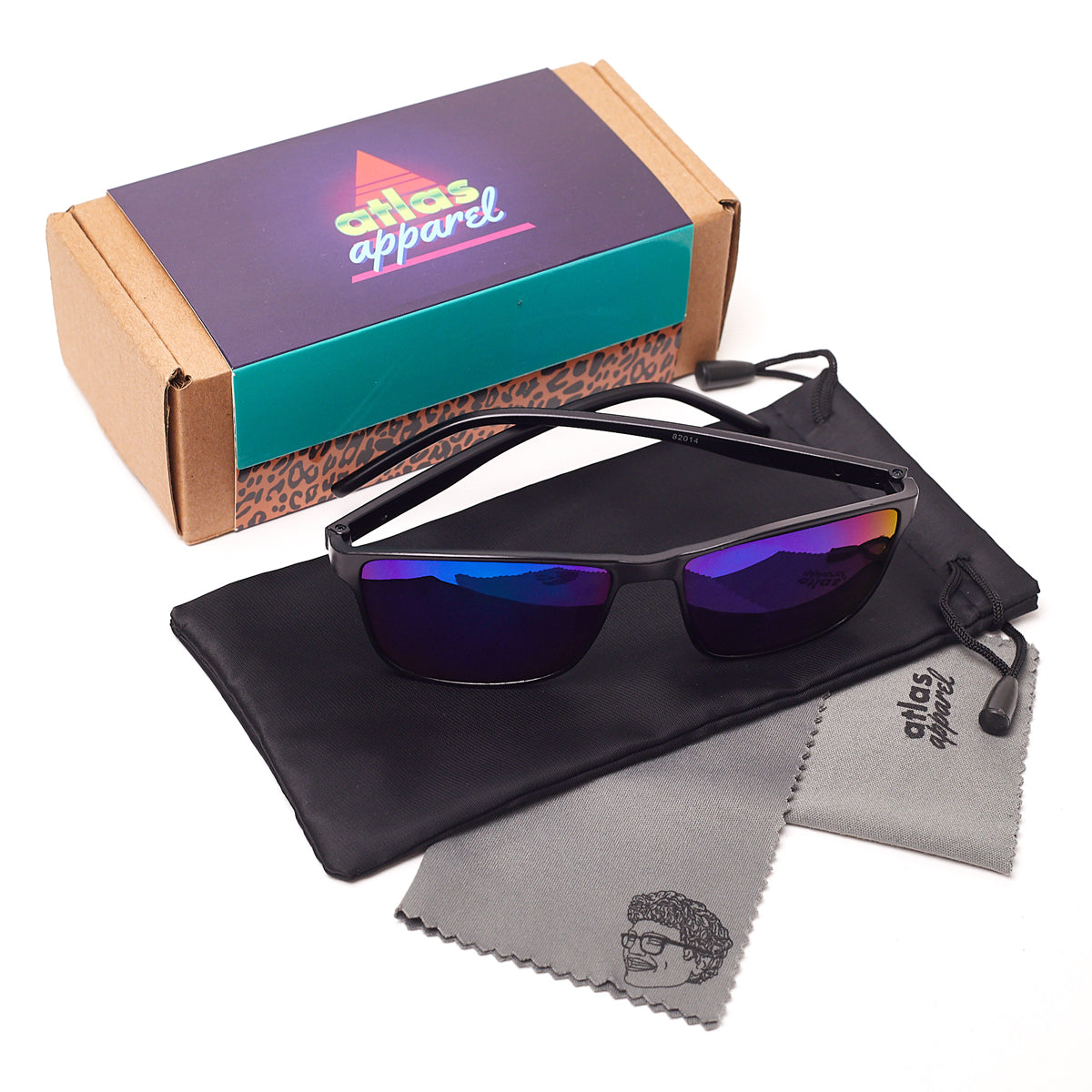 KENZO (Size 53) UV-Protected Mens Mirrorized Square Sunglasses - IDENTITY Apparel Shop