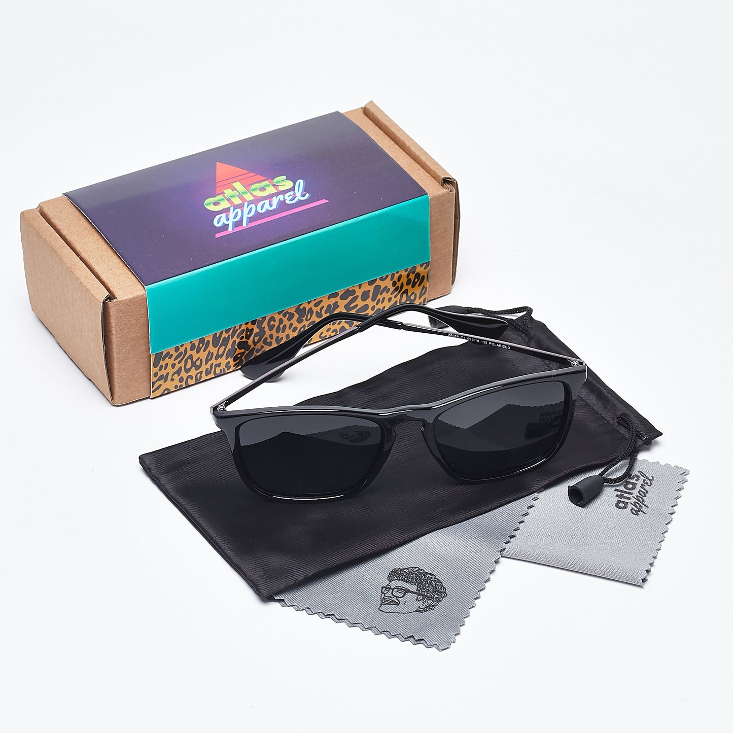 ZANE (Size 52) UV-Protected Mens Polarized Square Sunglasses - IDENTITY Apparel Shop
