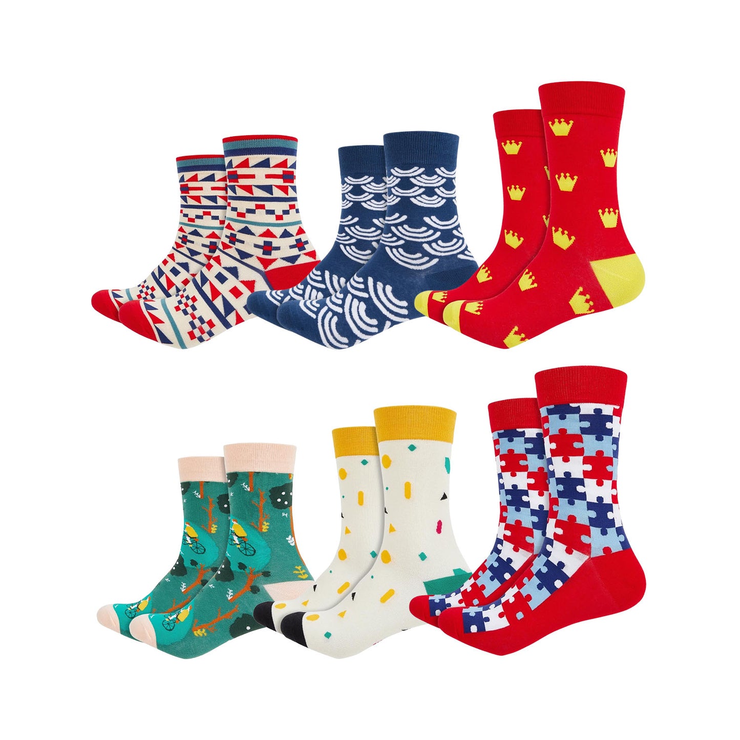 IDENTITY - Daily Grind Box of Socks Gift Set - 6 Pairs - IDENTITY Apparel Shop