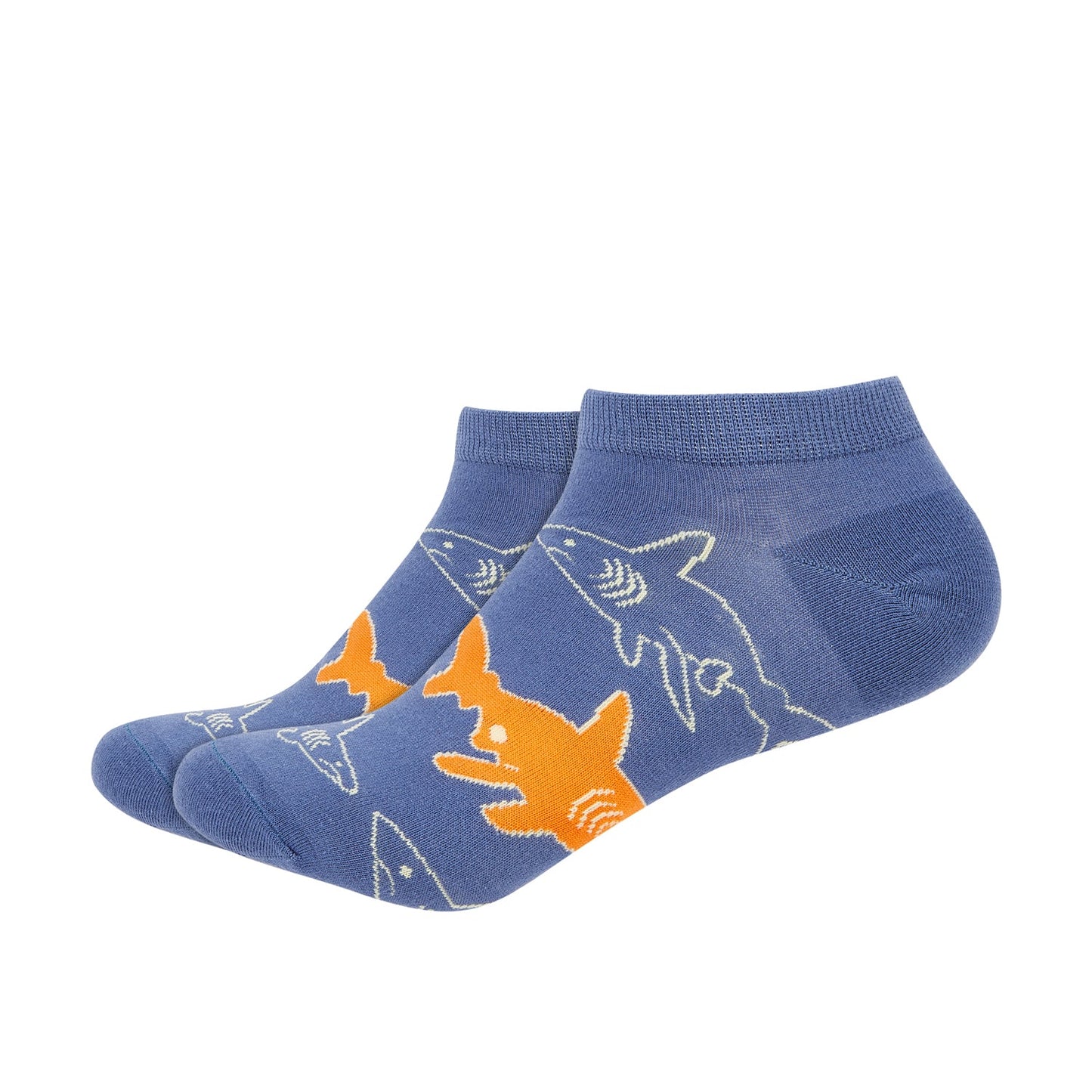 Shark Printed Ankle Socks - IDENTITY Apparel Shop