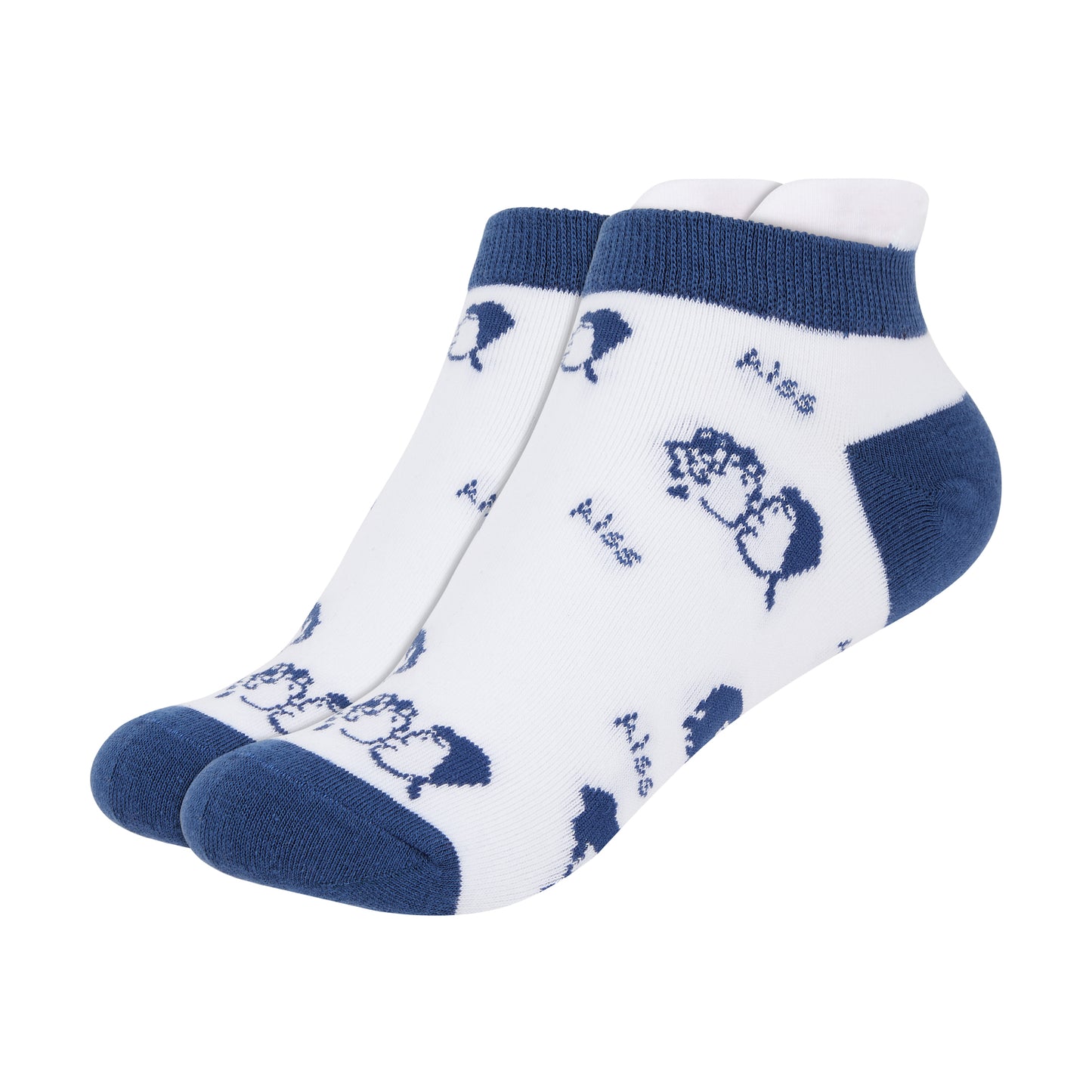 IDENTITY Apparel Women's Printed Ankle Socks with Heel Tab - IDENTITY Apparel Shop