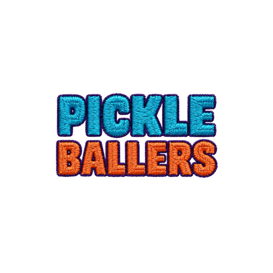 Pickle Ballers | The Dink Collection | Pickleball Embroidered Premium Cotton Socks
