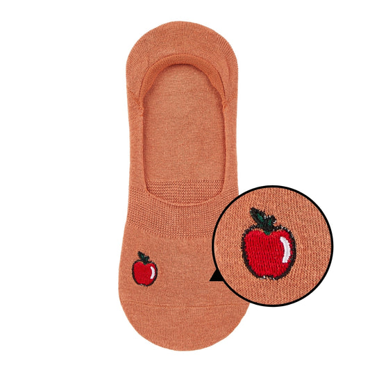 Ladies Colored Invisible Boat Socks with Fruit Patch - IDENTITY Apparel Shop