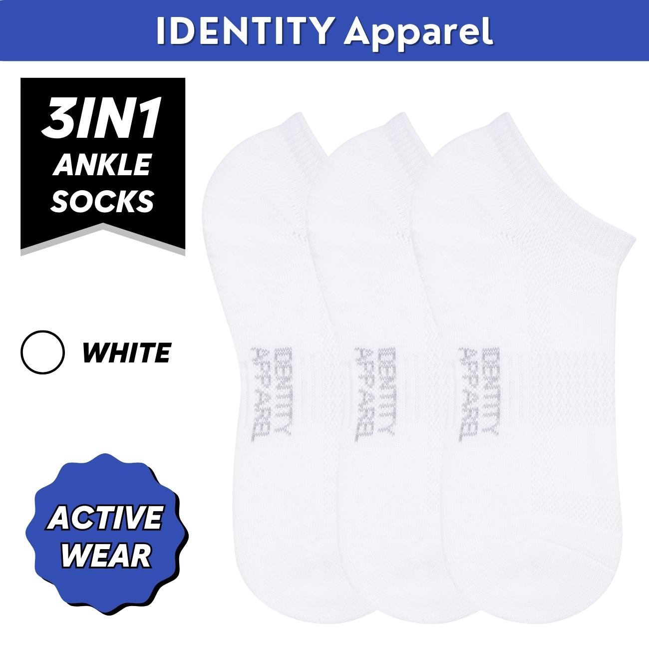 IDENTITY Apparel Performance Enhancing Moisture-Wicking Active Wear Ankle Length Socks - IDENTITY Apparel Shop