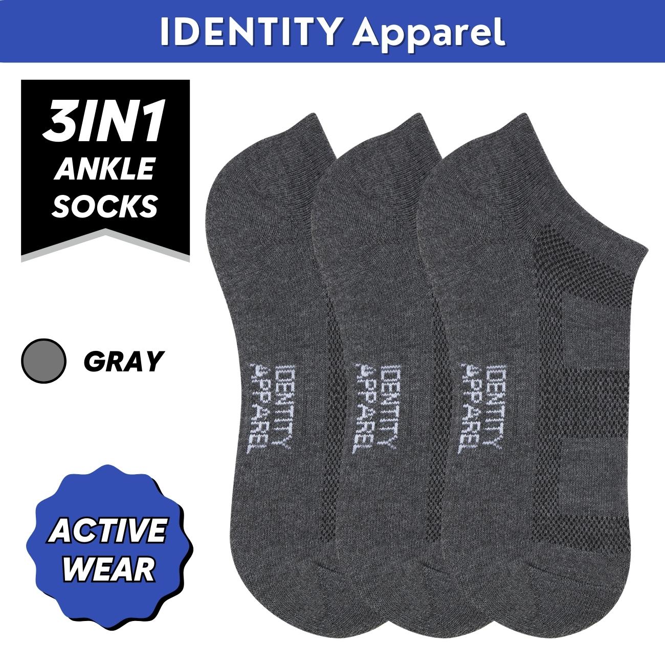 IDENTITY Apparel Performance Enhancing Moisture-Wicking Active Wear Ankle Length Socks - IDENTITY Apparel Shop