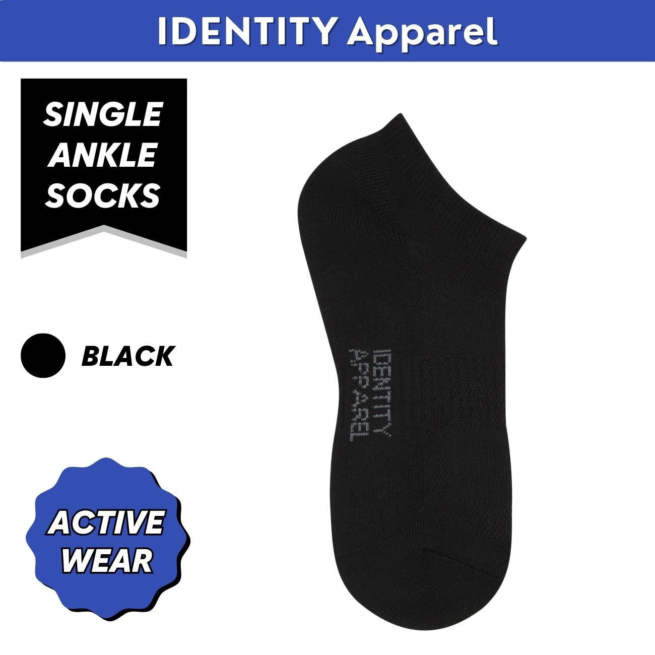 IDENTITY Apparel Performance Enhancing Moisture-Wicking Active Wear Ankle Length Socks - IDENTITY Apparel Shop