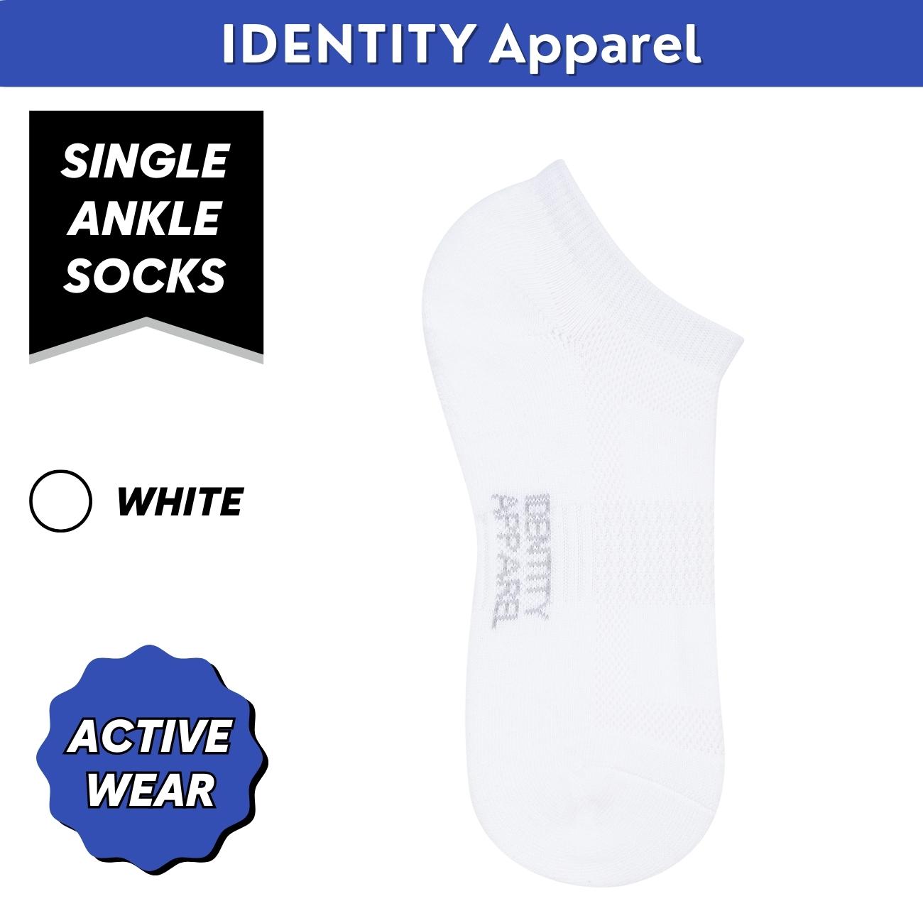 IDENTITY Apparel Performance Enhancing Moisture-Wicking Active Wear Ankle Length Socks - IDENTITY Apparel Shop