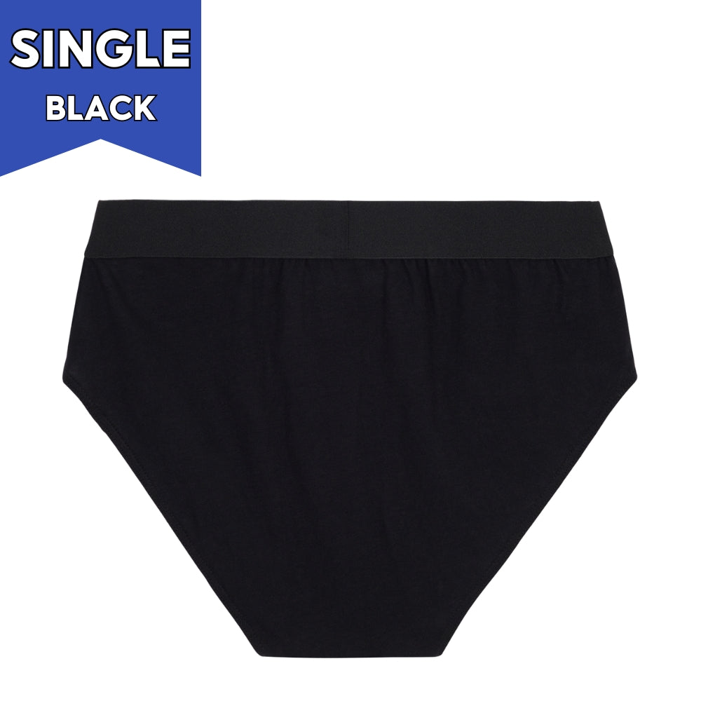 IDENTITY Apparel Mens Basic Briefs Premium Cotton Underwear