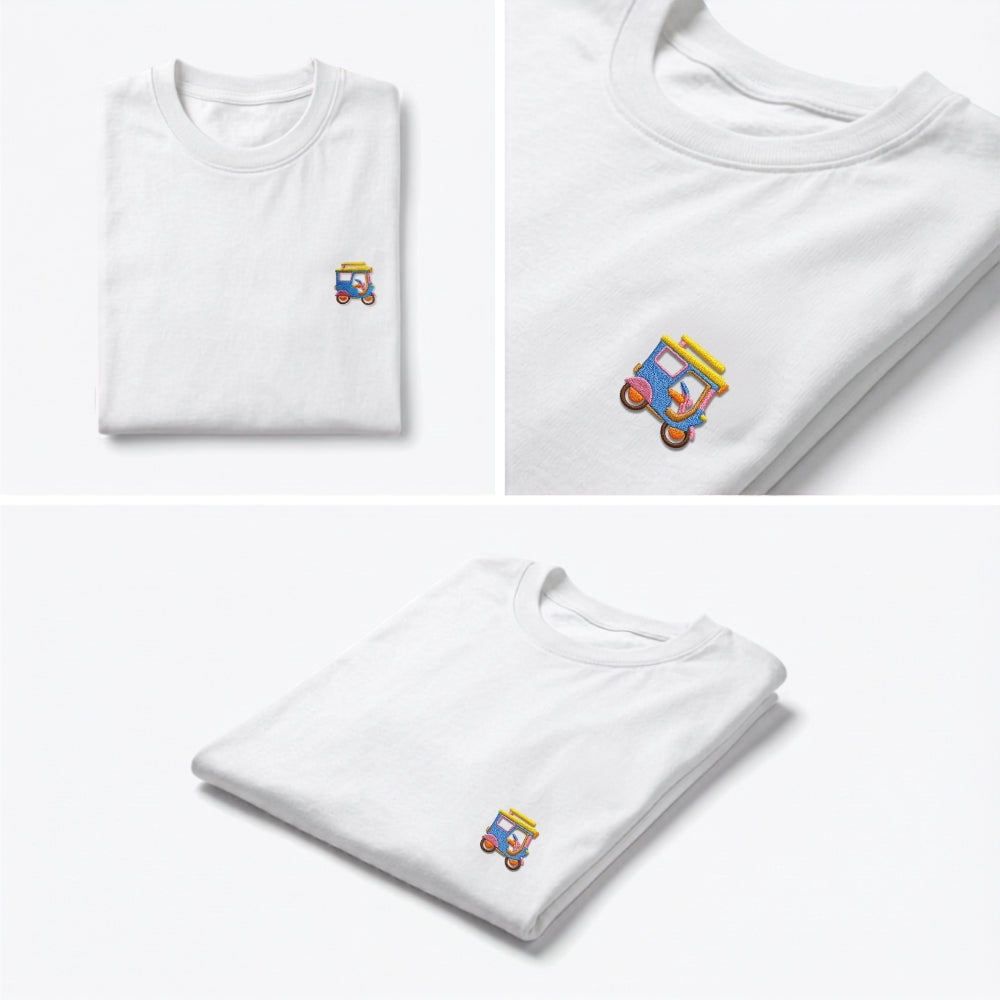 Tinikling Embroidered Premium Cotton T-Shirt | Barangay Basics Collection