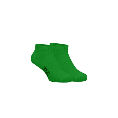 Colored Ankle Length Premium Cotton Socks with Garterized Ribbing and Arch Support