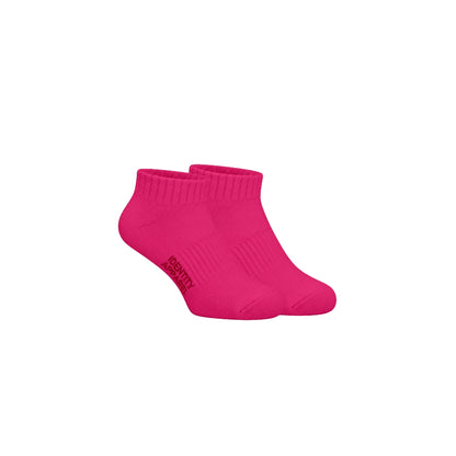 Colored Ankle Length Premium Cotton Socks with Garterized Ribbing and Arch Support