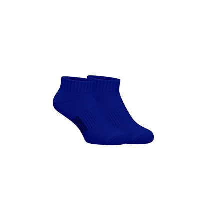 Colored Ankle Length Premium Cotton Socks with Garterized Ribbing and Arch Support