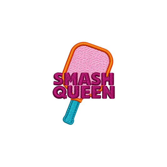Smash Queen | The Dink Collection | Pickleball Embroidered Premium Cotton Socks