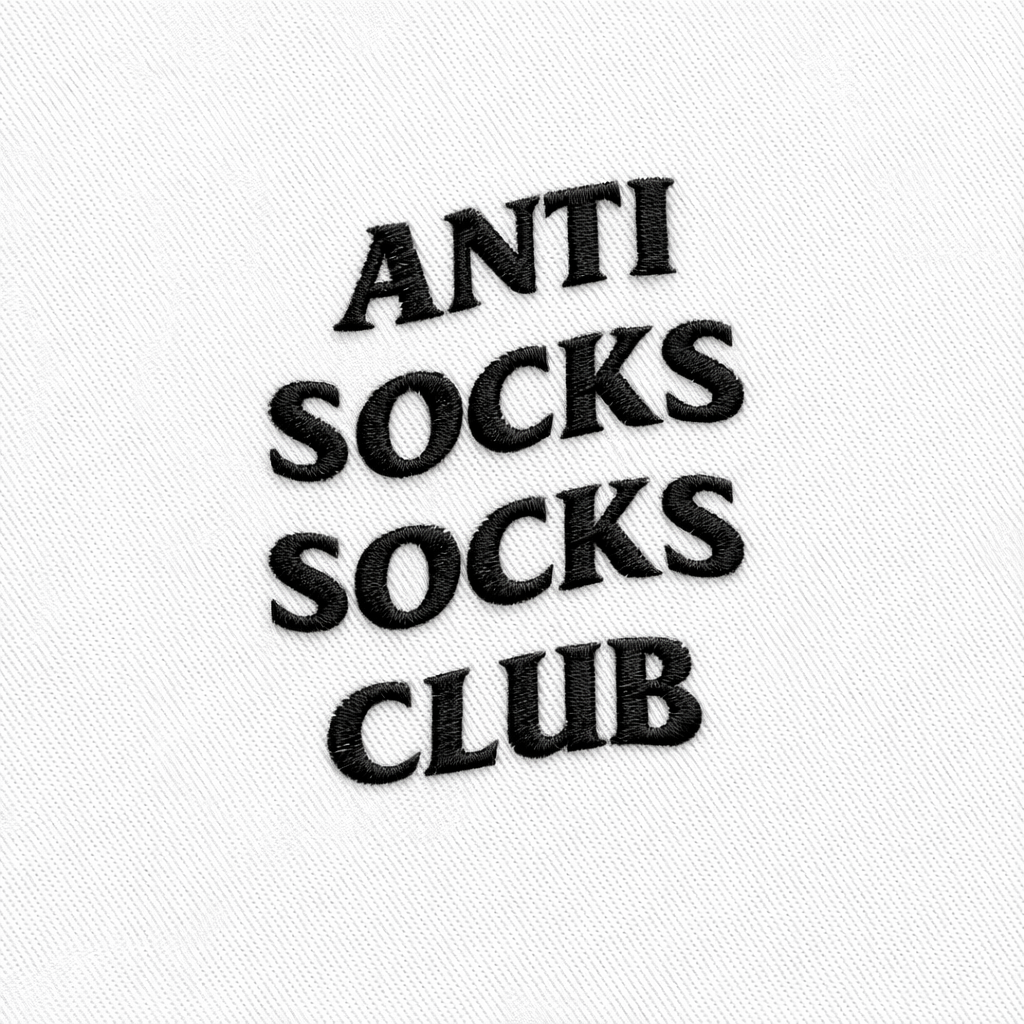 Anti Socks Socks Club Embroidered Premium Cotton Socks | Trending Meme Collection