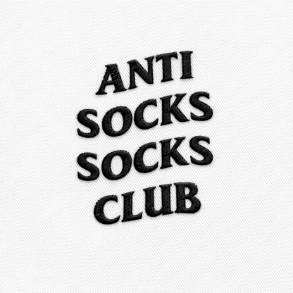 Anti Socks Socks Club Embroidered Premium Cotton Socks | Trending Meme Collection
