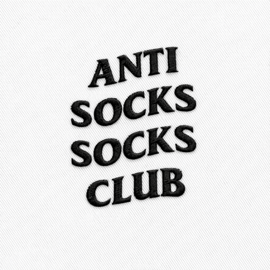 Anti Socks Socks Club Embroidered Premium Cotton Socks | Trending Meme Collection