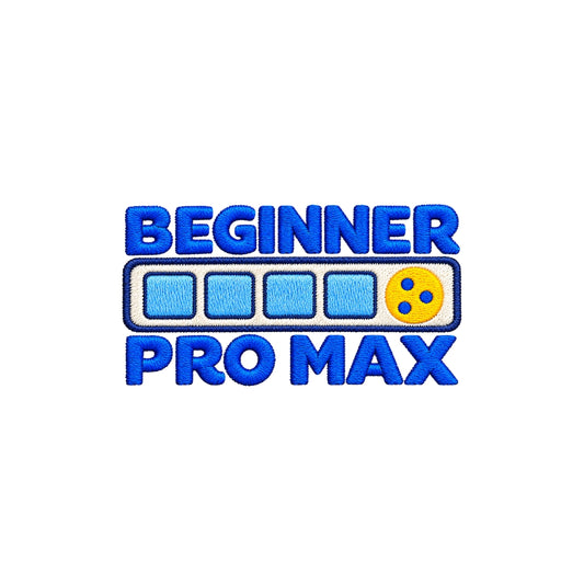 Beginner Pro Max embroidery design from the Dink Pa More pickleball collection by IDENTITY Apparel
