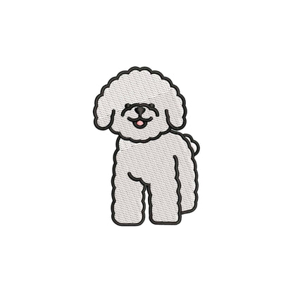 Bichon Frise Embroidered Premium Cotton Socks | Pup Culture Collection