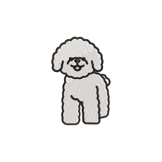 Bichon Frise Embroidered Premium Cotton Socks | Pup Culture Collection