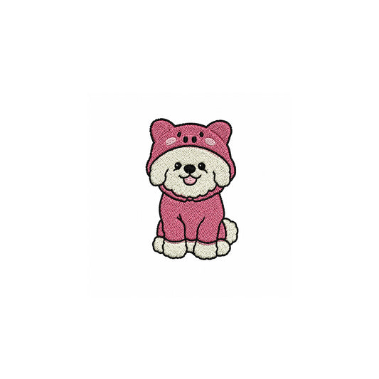 Bichon Embroidered Premium Cotton Unisex T-Shirt | Puddle Patrol IDENTITY Apparel