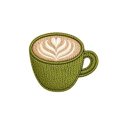 Cappuccino Embroidered Premium Cotton Socks | Caffeine Club Collection