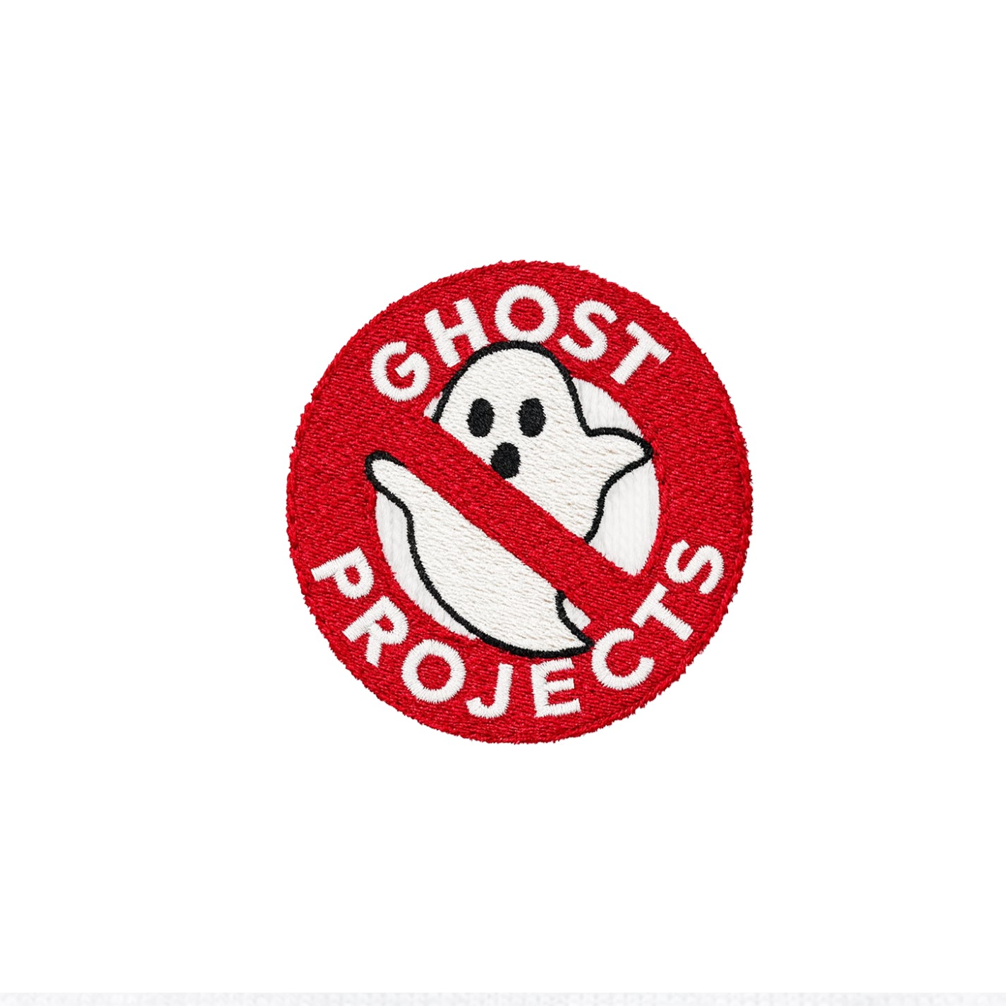 Ghost Projects Embroidered Premium Cotton T-Shirt | Buwaya Collection