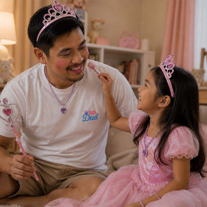 Girl Dad Embroidered Premium Cotton T-Shirt | Fathers Day Special
