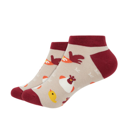 IDENTITY Apparel Women's Seasons Collection Printed Ankle Socks