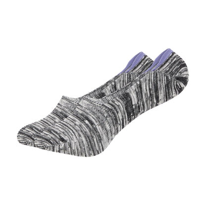 Women's Melange Printed Invisible No-Show Foot Socks