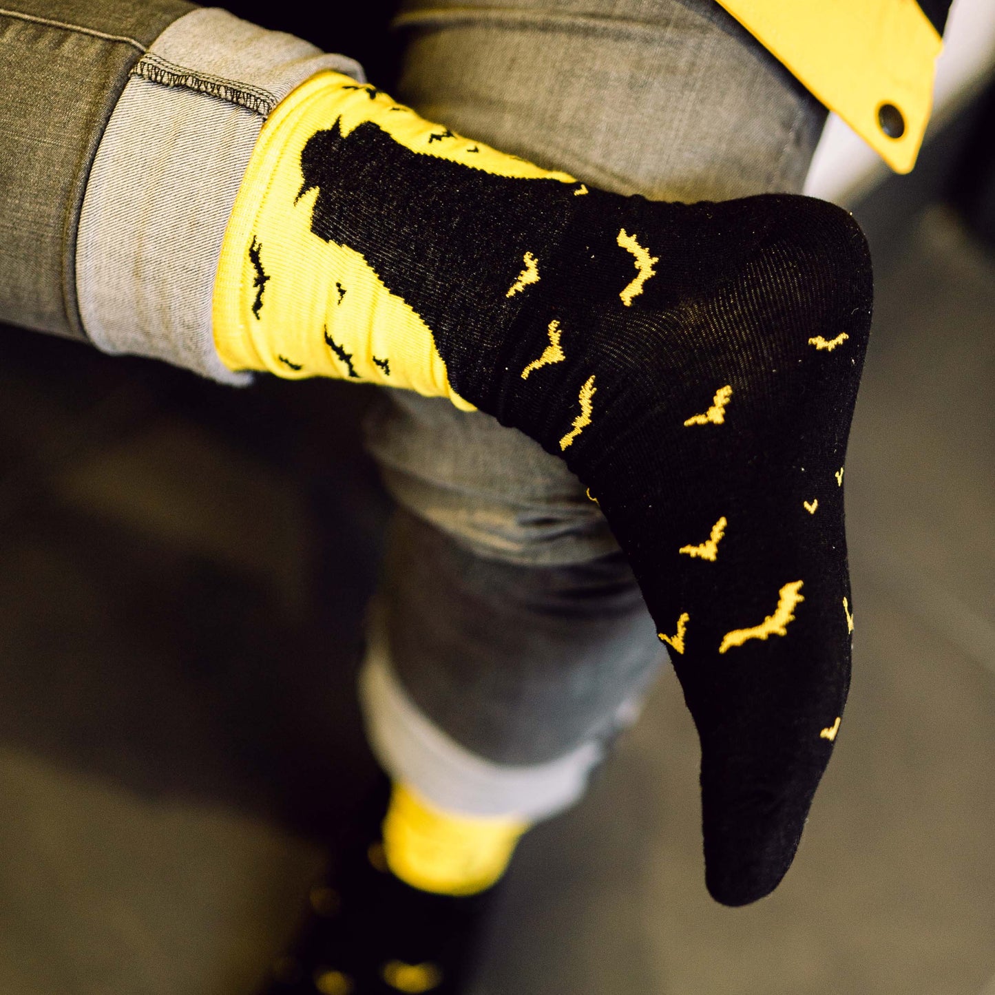 Halloween Series Printed Crew Length Socks