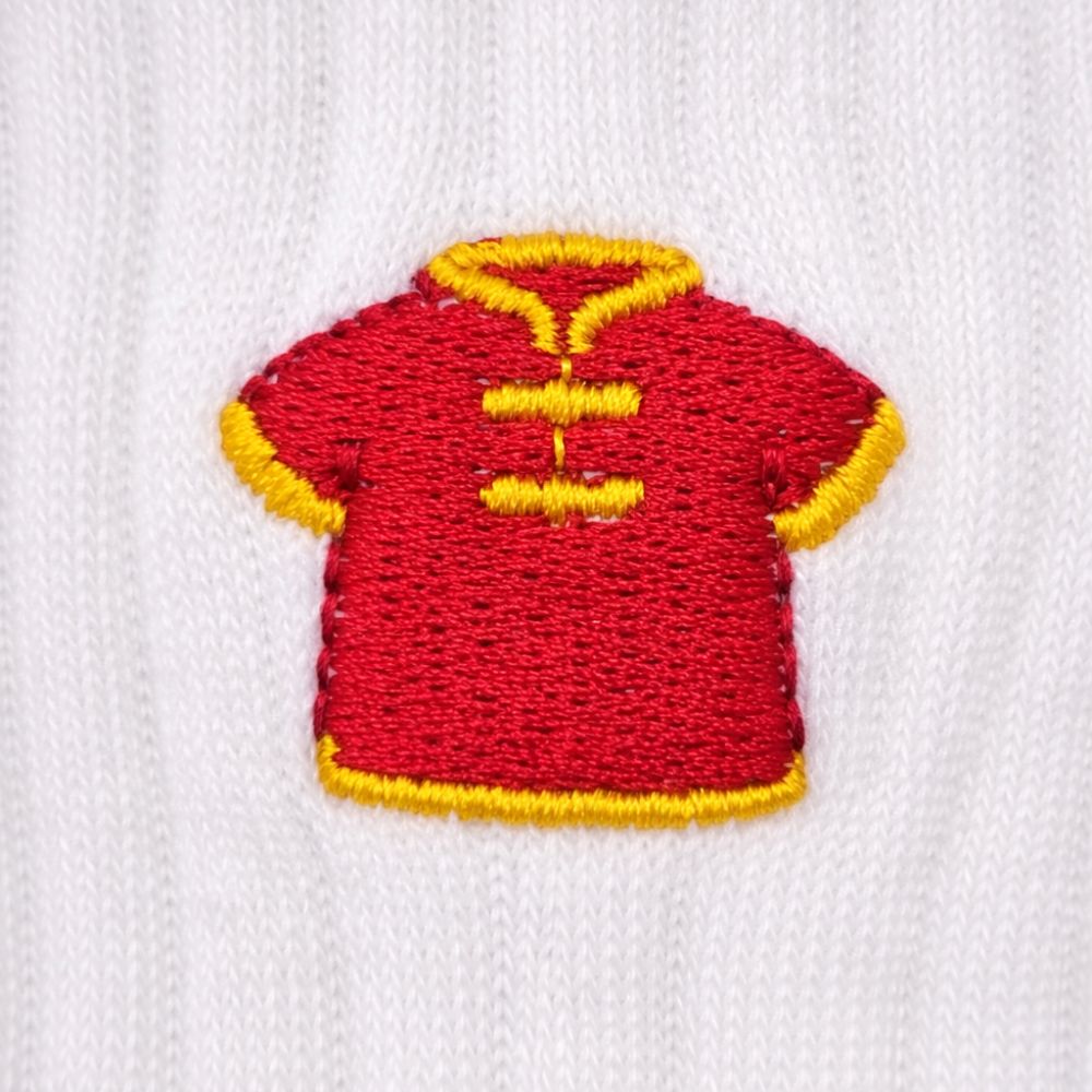 Chinese New Year Embroidered Premium Cotton Socks | Lucky Year Collection