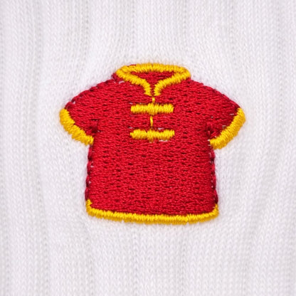 Chinese New Year Embroidered Premium Cotton Socks | Lucky Year Collection