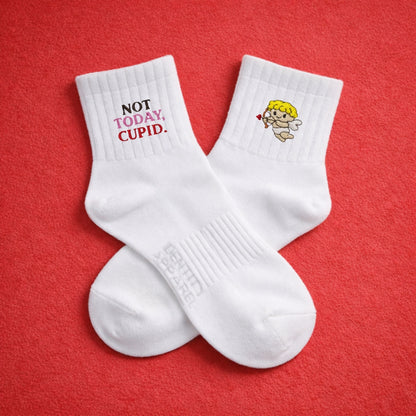 Valentine's Day Special Embroidered Premium Cotton Socks | Kilig Season Collection