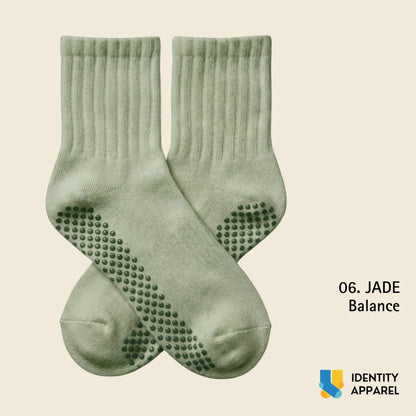 Women's Non-Slip Grip Socks for Yoga, Pilates & Barre | The Crystal Edit