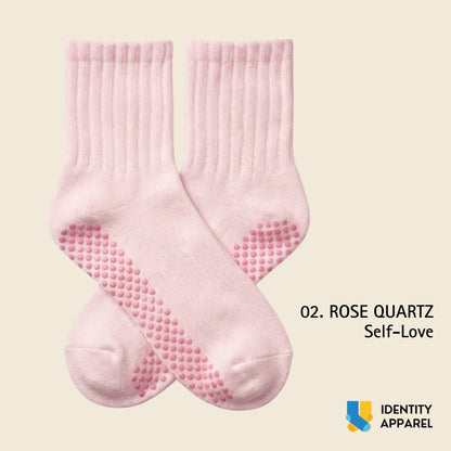 Women's Non-Slip Grip Socks for Yoga, Pilates & Barre | The Crystal Edit