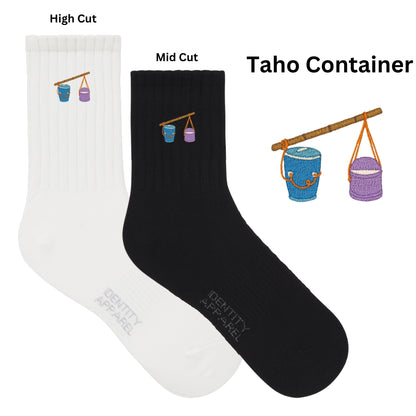 Medyas ng Bayan Filipino Themed Embroidered Basic Cotton Socks