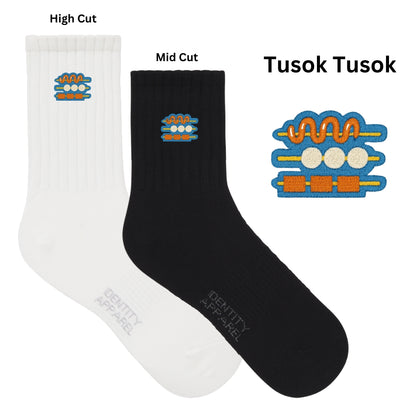 Medyas ng Bayan Filipino Themed Embroidered Basic Cotton Socks