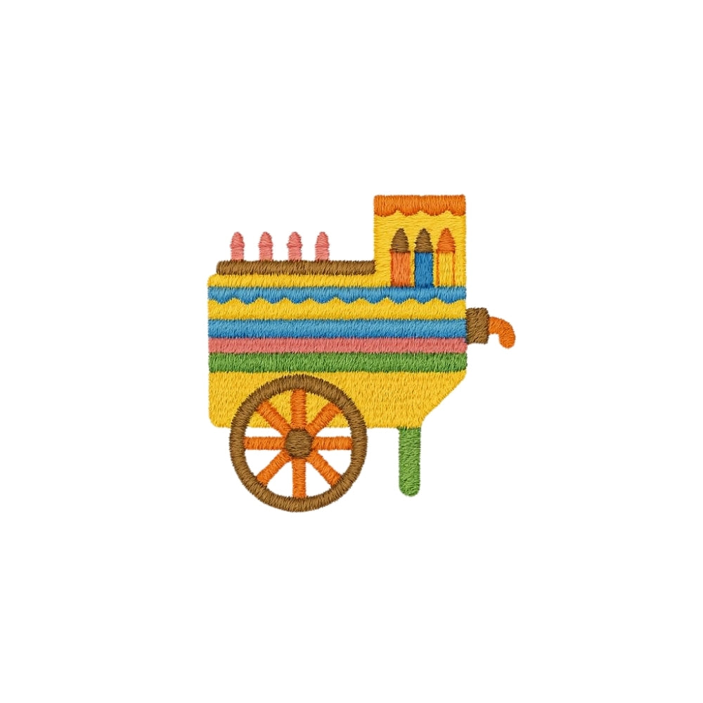 Sorbetes Cart Embroidered Cotton Socks | Medyas ng Bayan Collection