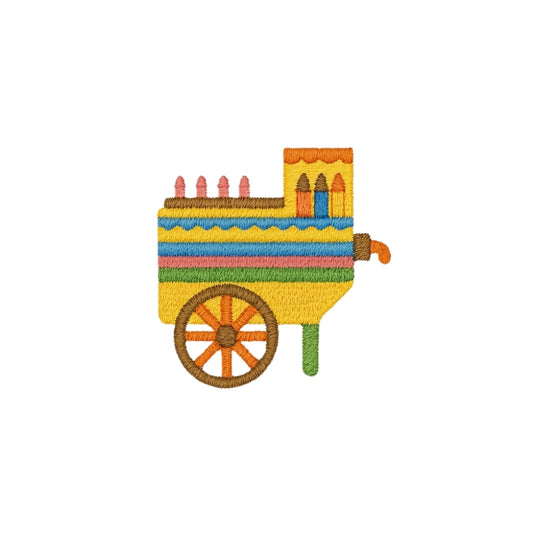 Sorbetes Cart Embroidered Cotton Socks | Medyas ng Bayan Collection