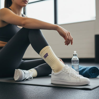 Millennial Slang Embroidered Premium Cotton Statement Socks | IDENTITY Apparel