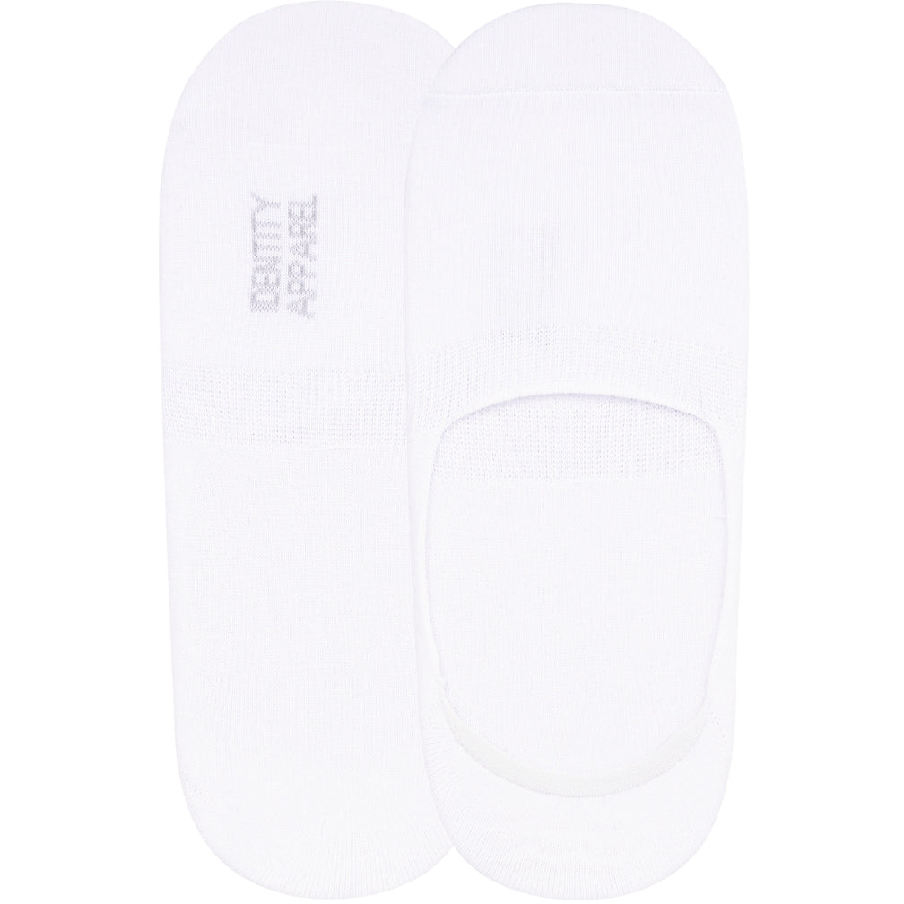 No-Show Invisible Basic Boat Socks with Wide Opening and Anti Slip Heel Gel