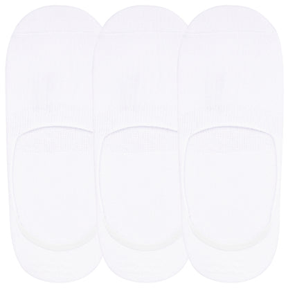 No-Show Invisible Basic Boat Socks with Wide Opening and Anti Slip Heel Gel