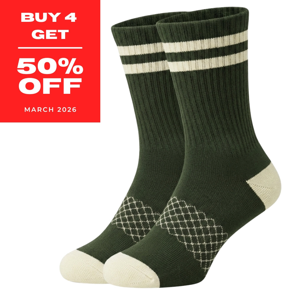 Running Socks 50% OFF April 2026 SALE Quarter-Length Nylon Running Socks with Cushioned Sole & Arch Support
