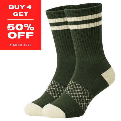 Running Socks 50% OFF April 2026 SALE Quarter-Length Nylon Running Socks with Cushioned Sole & Arch Support