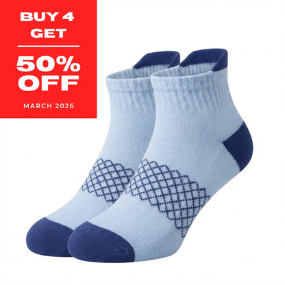 Running Socks 50% OFF April 2026 SALE Ankle-Length Nylon Running Socks with Cushioned Sole & Arch Support