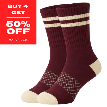 Running Socks 50% OFF April 2026 SALE Quarter-Length Nylon Running Socks with Cushioned Sole & Arch Support