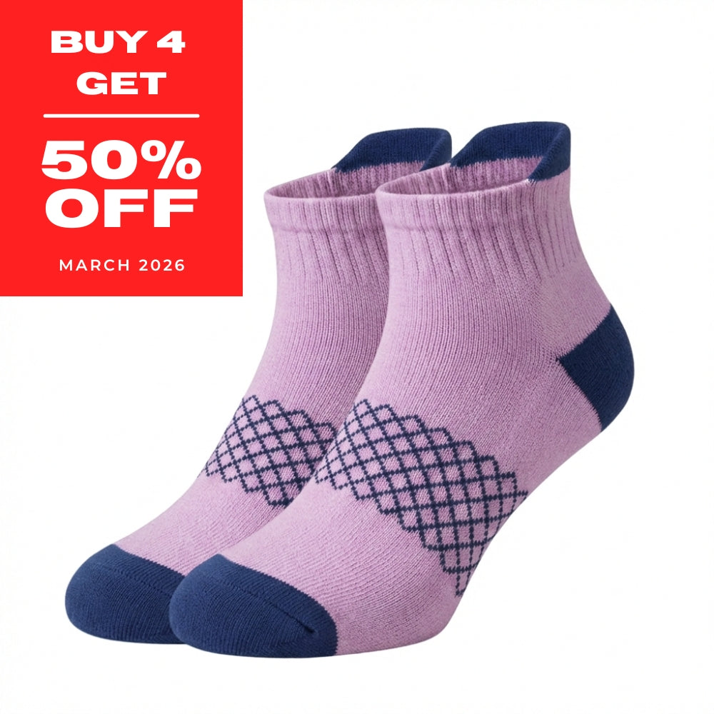 Running Socks 50% OFF April 2026 SALE Ankle-Length Nylon Running Socks with Cushioned Sole & Arch Support