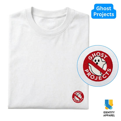 Ghost Projects Embroidered Premium Cotton T-Shirt | Buwaya Collection