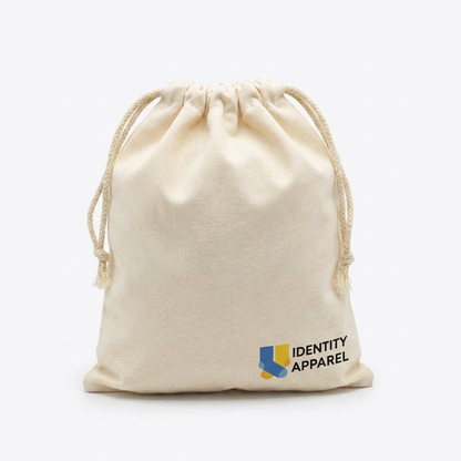 Canvas Drawstring Bag | Cotton Pouch for Gifts & Storage