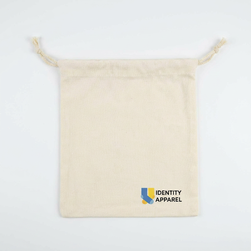 Canvas Drawstring Bag | Cotton Pouch for Gifts & Storage